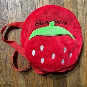 NWOT Mini Strawberry Red Backpack